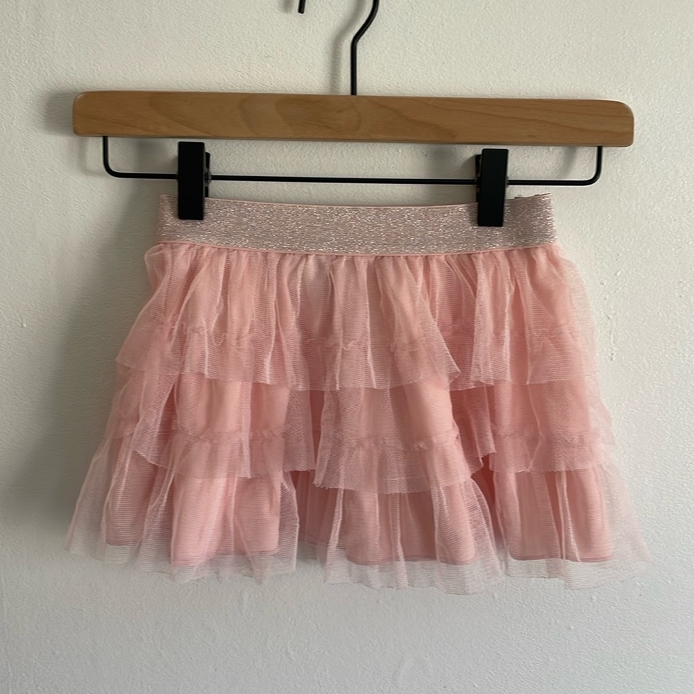 Freestyle by Danskin Tiered Tulle Skirt Girls 6/6x